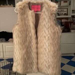 Betsey Johnson Fur Vest